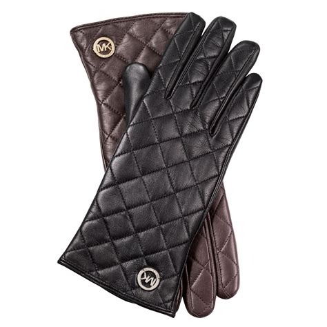 Quilted Leather Gloves 